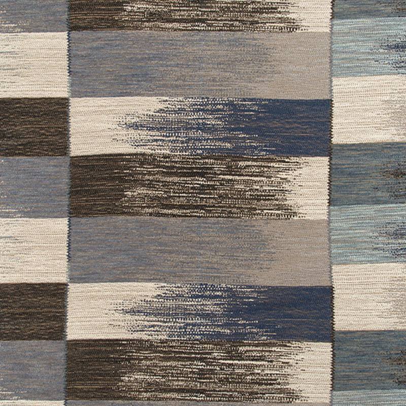 Kit Kemp Ikat Weave Fabric in Indigo